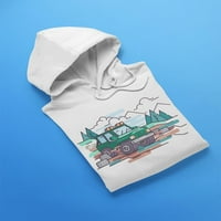 Mountain Trip Design Hoodie Мъже -Маг от Shutterstock, мъжки среден