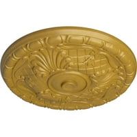 Екена Милуърк 3 4 од 5 8 п Амелия таван медальон, ръчно рисувани преливащи се Злато