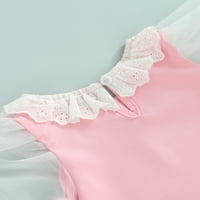Lhked дамски върхове V-образни летни дантелени пачуърки с къс ръкав секси горна блуза клирънс
