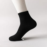 Двойки мъжки женски спортни фитнес глезени чорапи с ниско рязане на твърди памучни небрежни чорапи