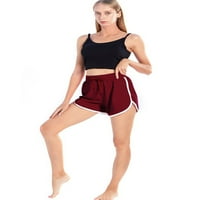 Женски шорти за тренировки за жени, йога спортни фитнес къси панталон, йога еластична талия за йога
