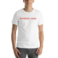3хл ръчно написана бейзболен треньор памучна тениска с къс ръкав от неопределени подаръци