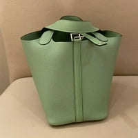 Toyella нова зеленчукова кошница Женска чанта кожена чанта за кофа17