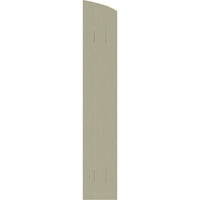 Екена мелница 1 8 в 48 ч, груб кедров дървен материал Фау Рустик Трисъединен борд-н-Батен Фау дървени щори с елиптичен Арков връх, груб кедър