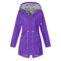 Meihuida Fashion Women Rain Jacket Outdoor Waterproof Raincoat Windprouf плюс размер