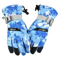 Ски ръкавици снежни ръкавици Мъжки ръкавици зимни водоустойчиви снежни ръкавици за жени на открито сензорен екран сноуборд ръкавици