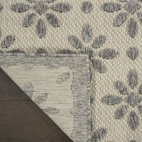 Nourison Palamos на закрито на открито флорален съвременен крем килим