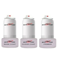 Докоснете Basecoat Plus Clearcoat Plus Primer Spray Paint Kit, съвместим с императорски син метален Vue Saturn