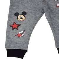 Disney Mickey Mouse Baby Baby Baby Pants Черни сиви месеци