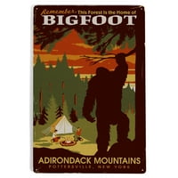 Планини Адирондак, Потървил, Ню Йорк, дом на Bigfoot, WPA стил
