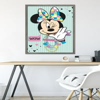Disney Minnie Mouse - Wow Wall Poster, 22.375 34 рамки