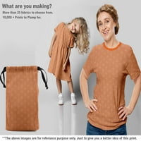 OneOone Viscose Jersey Orange Fabric Minimal Cettle Ressing Mattery Fabric Print Fabric от двора