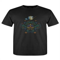 Тениска за тениски за птици и шарки-дизайни на Spideals, женски X-голям