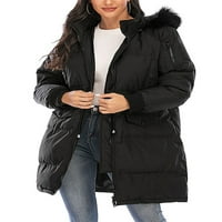 Женско палто плюс размер зимно палто надолу якета пухка