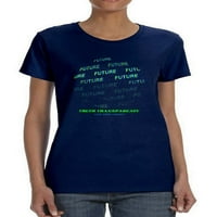 Бъдеща тениска за прозрачност на истината жени -разно от Shutterstock, женска голяма