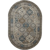Традиционно геометрична тъкана килим, 0155