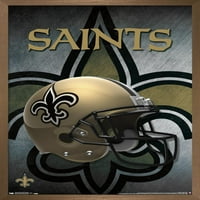 New Orleans Saints - Плакат за стена на шлем, 14.725 22.375