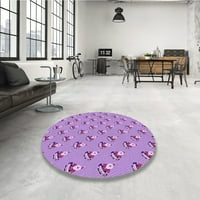 Ahgly Company вътрешен правоъгълник с шарени виолетови лилави килими, 2 '3'