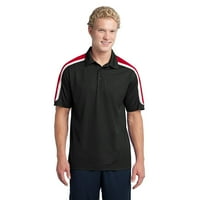 Sport-Tek Tricolor Rame Micropique Sport-Wick Polo. ST658