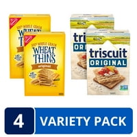 Трискуит оригинални Веган крекери и пшеничени тънки оригинални крекери сорт пакет, кутии