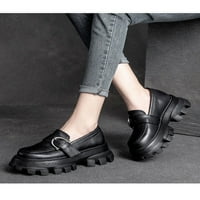 Woodbling Women Fashion Platforms Goth Mary Jane Shoes Buckle Tria