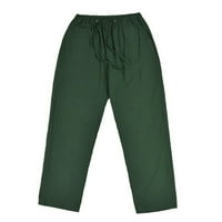 Панталони за мъже модерни сплайсинг отпечатани гащеризони джобни спортни панталони