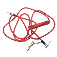 Разглобяеми гъвкави пролетни стерео игрални слушалки кабел за отмяна на слушалки за д -р DRE за Solo Pro за MI