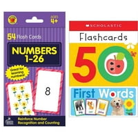 Комплект флаш карти: номера към флаш карти, оценки ПК - + учебни ранни учащи: първи думи флашкарти :учебни ранни учащи (други