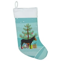 Carolines Treasures BB9222CS CATALAN Donkey Christmas Christmas stocking голям, мултилочен