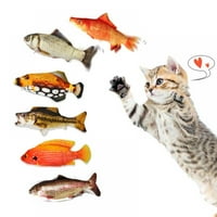 Електрически движещи се риби котка играчка Oaktree USB акумулаторна електрическа махаща опашка симулация bigeye океан риб