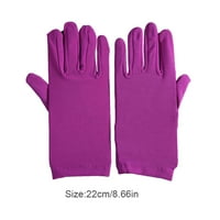 Destyer Spande Glove for Women Ръчно носи аксесоари за термични ръце Кратка многоцветна млечна рокля Дами слънцезащитен крем тънка за вечерно парти