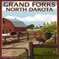 Grand Forks, North Dakota, Barnyard Scene
