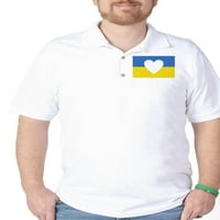 Cafepress - Украйна сърдечно голф риза - риза за голф, пике плетен голф поло