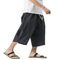 Грианлунк харем панталони за мъжки летни плажни панталони Бохо ежедневни празнични свободни Къси панталони с джобове