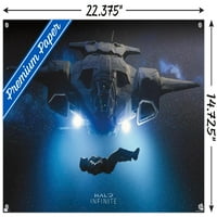 Halo Infinite - главен началник в плакат за космическа стена с pushpins, 14.725 22.375