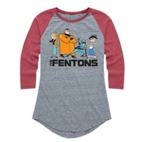 Дани Фантом - The Fentons - Графична тениска на Raglan за жени