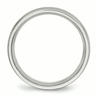 Неръждаема стомана полиран половин кръг ЦЗ пръстен