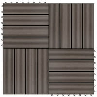 Плочки за настилки wpc 11.8 x11.8 Sqm Dark Brownfloinging & Carpet