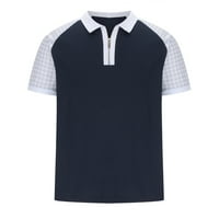 Мъжки поло риза тънък прилепнал ежедневен цип яка къса ръкав блуза лято бързо сухо туризъм голф атлетични тениски върхове върхове