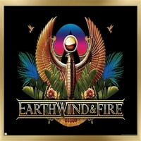 Земни вятър и огън - плакат за стена на лого, 14.725 22.375