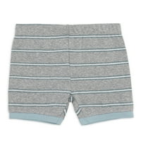 Петит Лем момчета с къс ръкав Топ и шорти памучна пижама комплект, 2-парче, размери 4-14