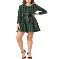 Уникални сделки Дамски Хелоуин костюм колан Каре мини рокля линия риза