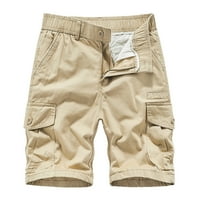 Asdoklhq товарни къси панталони за мъже Разчистване Мъжки работни дрехи Шорти тънък год