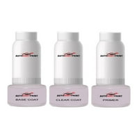 Докоснете Basecoat Plus Clearcoat Plus Primer Spray Paint Kit, съвместим с ярко бяло признание Plymouth