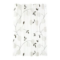 онхуон печатни душ завеса удебелени водоустойчив плат дърво цвете сянка завеса с кука