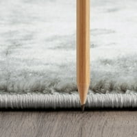 Съвременен килим Абстрактен сив вътрешен бегач лесен за почистване