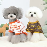 Малка риза за кучета мека Кучешка тениска кученце дрехи за домашни любимци суитчър