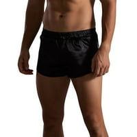 wendunide шорти мъже мъжки летни плътни цветни панталони еластични ленти свободни бързо сухи ежедневни спортове, работещи направо шорти плаж домашни панталони черен xl