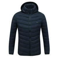 Зимни палта за жени отопление на външни дрехи за каране на ски риболов чрез отопляемо палто Parkas Blue XL