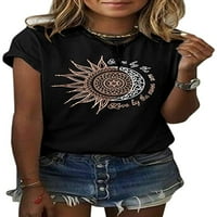Графични тениски за печат на SHERRYLILY Summer Sun and Moon за жени